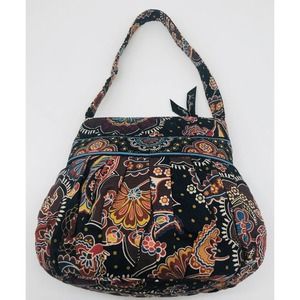 Vera Bradley Tote Quilted Zip Small Purse Shoulder Bag Floral Cute Designer